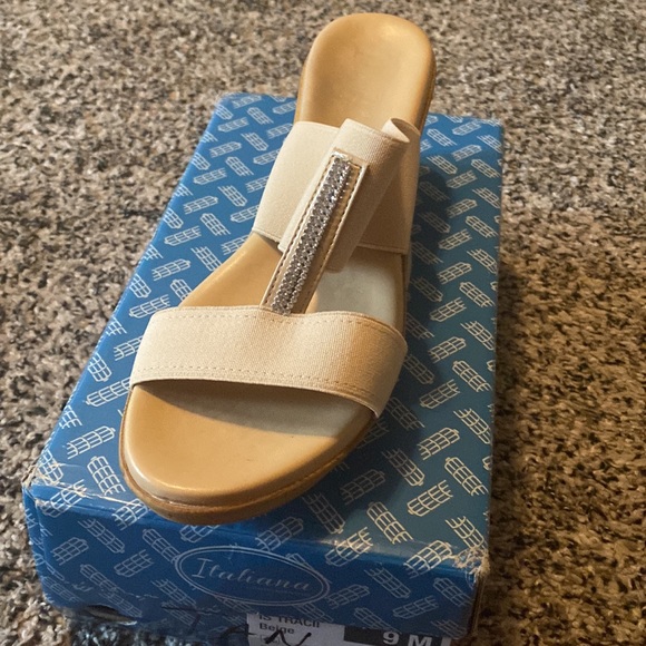 Beige women 9 sandal - Picture 2 of 5